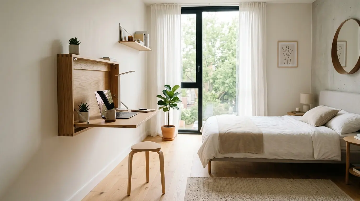 Rekomendasi Meja Lipat Kerja Minimalis Terbaik untuk Kamar Tidur