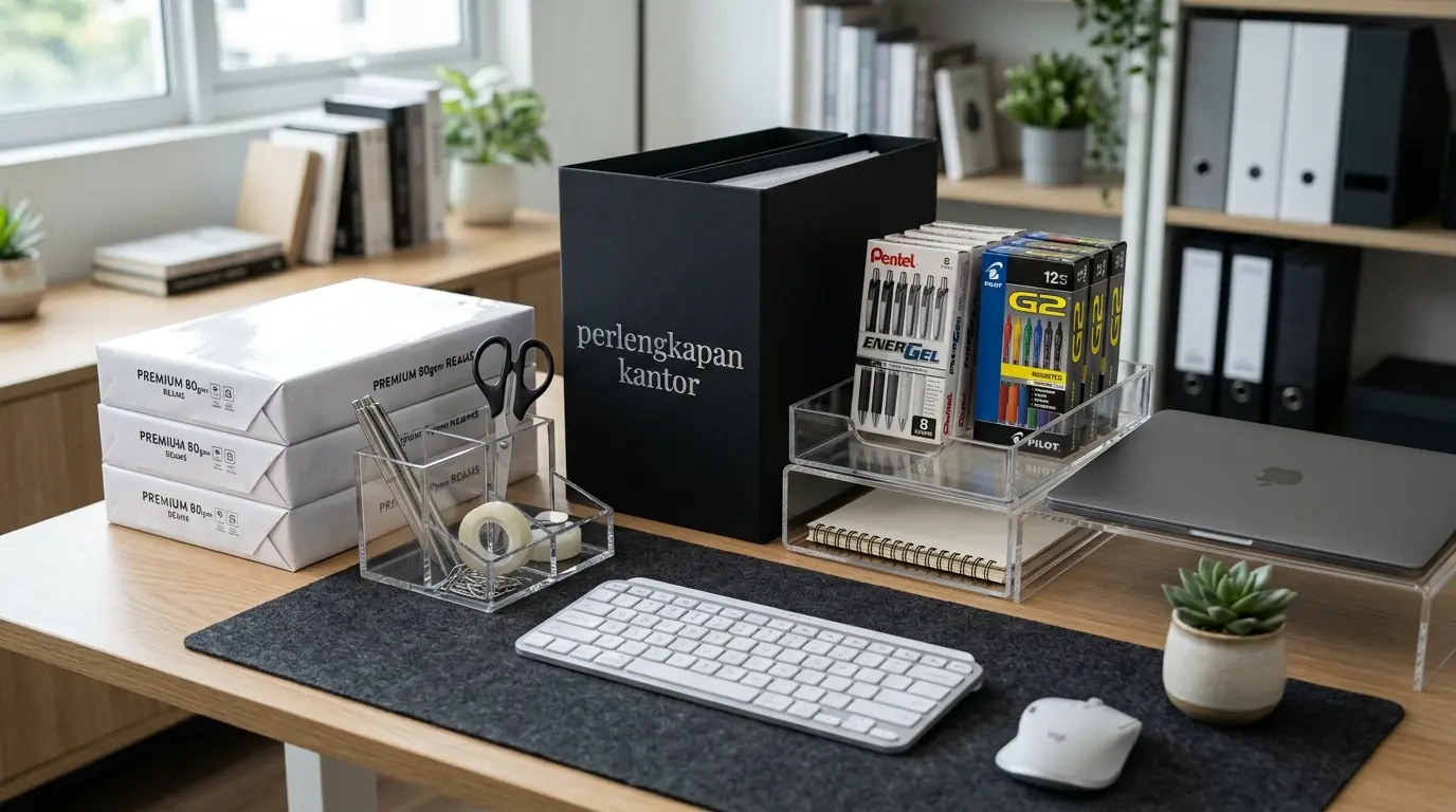 Pasokan peralatan kerja dari distributor resmi Perlengkapan Kantor