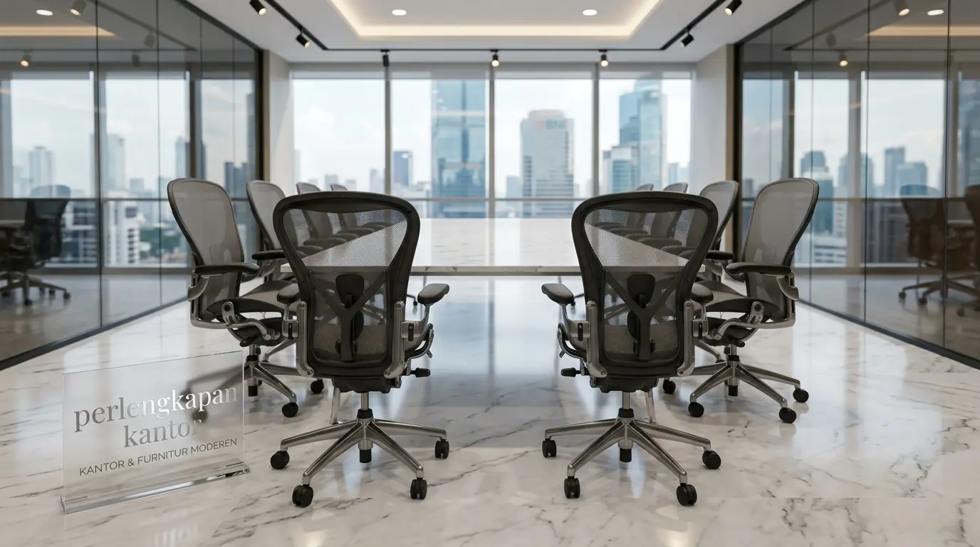 Deretan rekomendasi kursi ergonomis kantor bergaransi 5 tahun di area kerja perkantoran Jakarta