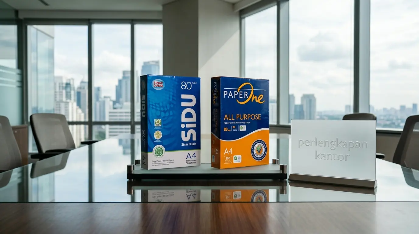 Review Kertas HVS 80 gsm PaperOne vs Sinar Dunia
