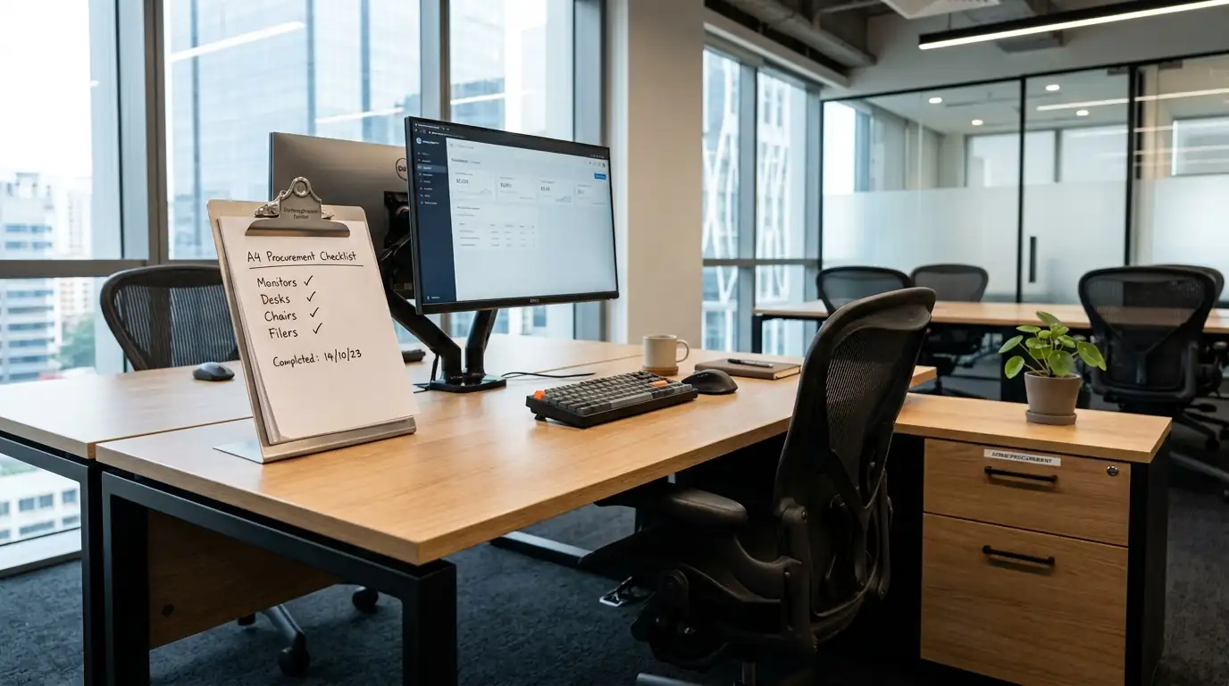 Penerapan SOP pengadaan kantor cabang baru untuk efisiensi pengiriman dan instalasi luar kota